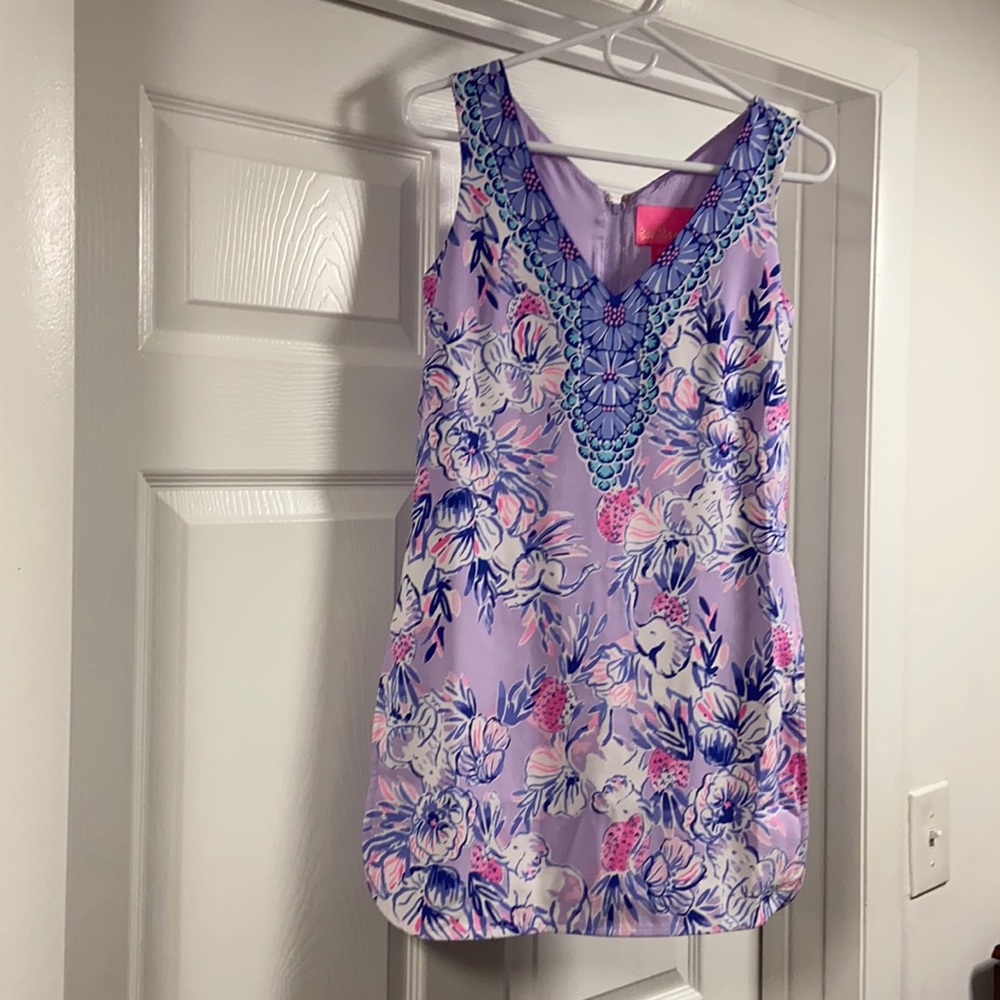 Lilly Pulitzer dress with shorts